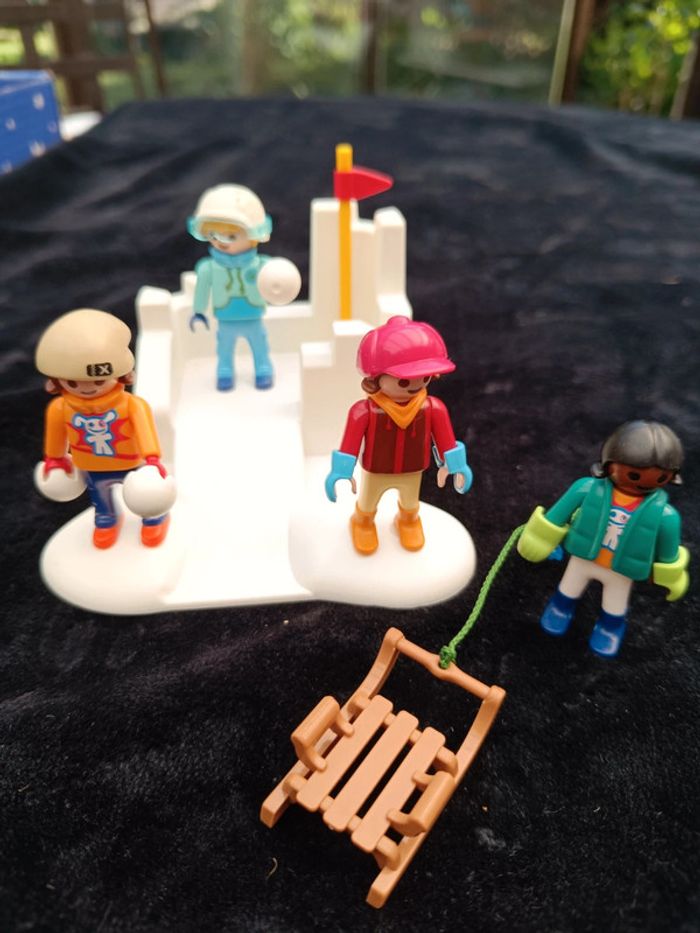 Lot enfants aux sports d'hiver Playmobil - photo numéro 3
