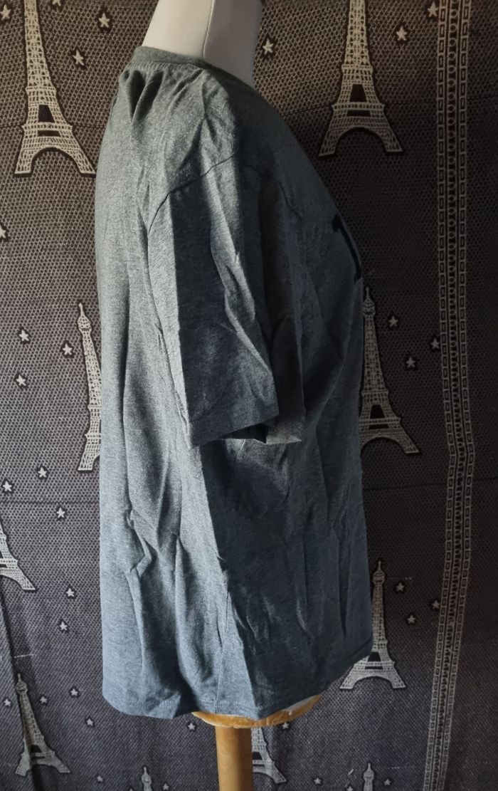 T-shirt gris avec écriture taille XL mixte - photo numéro 3