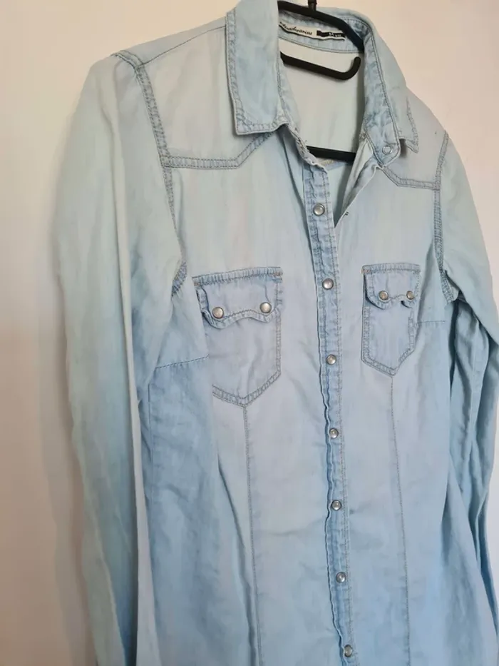 Chemise style jean taille 38 - photo numéro 2