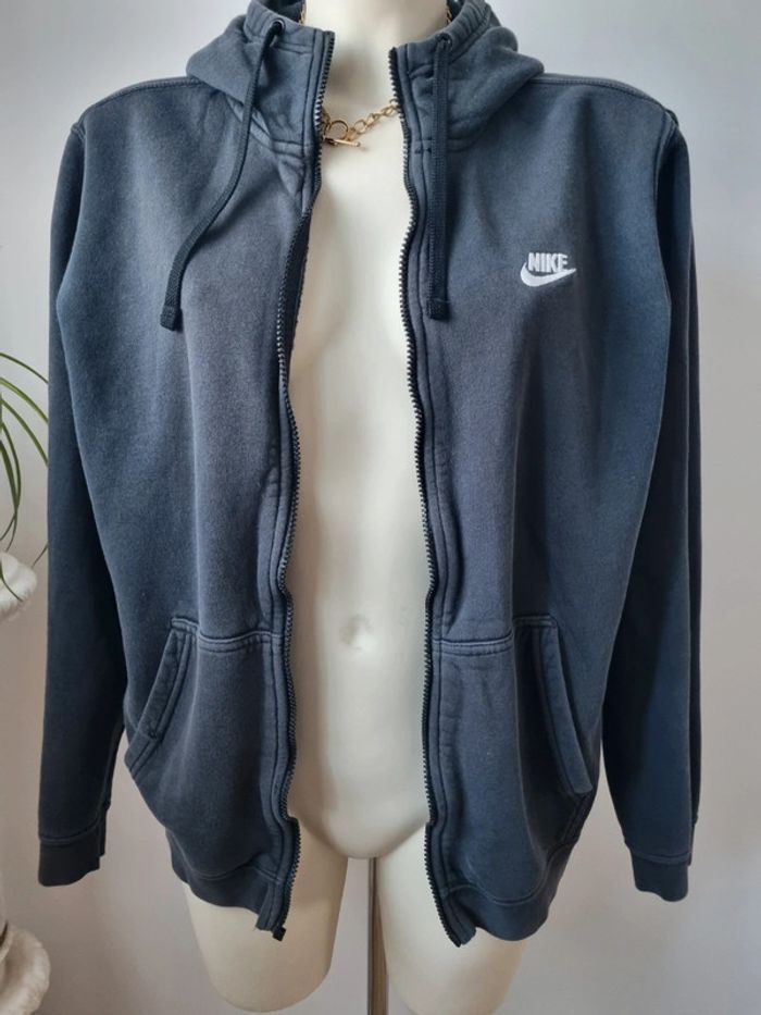 Sweat zippé Nike noir et blanc - photo numéro 14