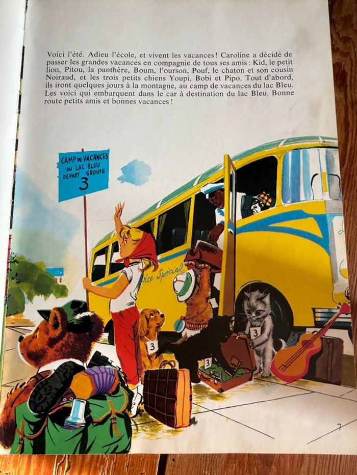 Grand livre ancien très rare Les Aventures de Caroline Pierre Probst Hachette éditions - photo numéro 5