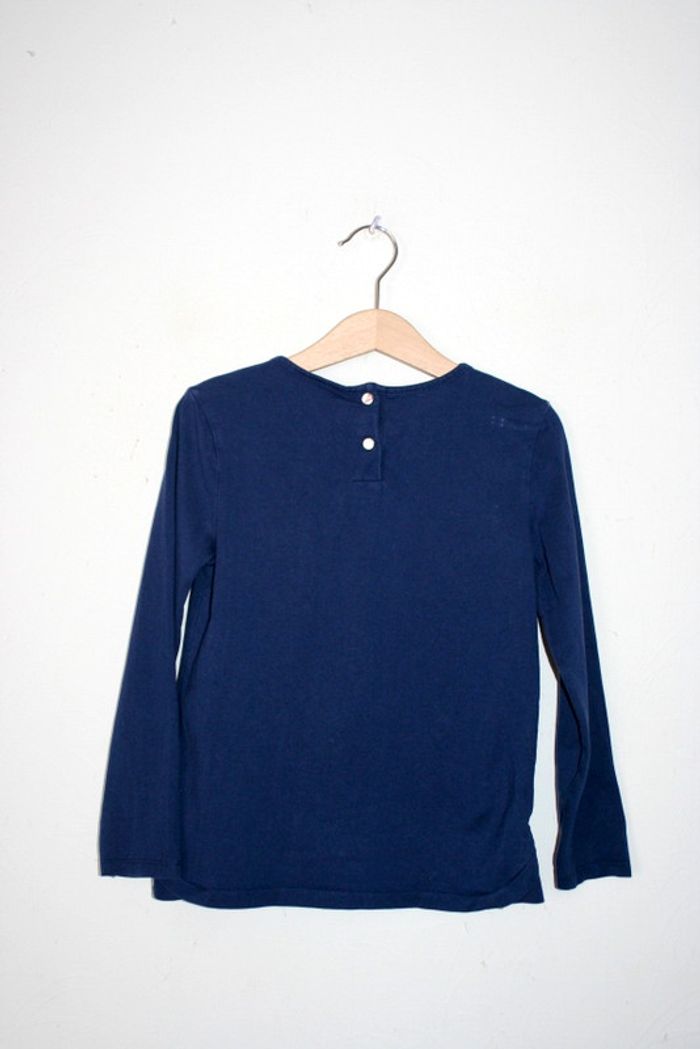 Tee-shirt bleu marine Sergent Major 7 ans - photo numéro 4