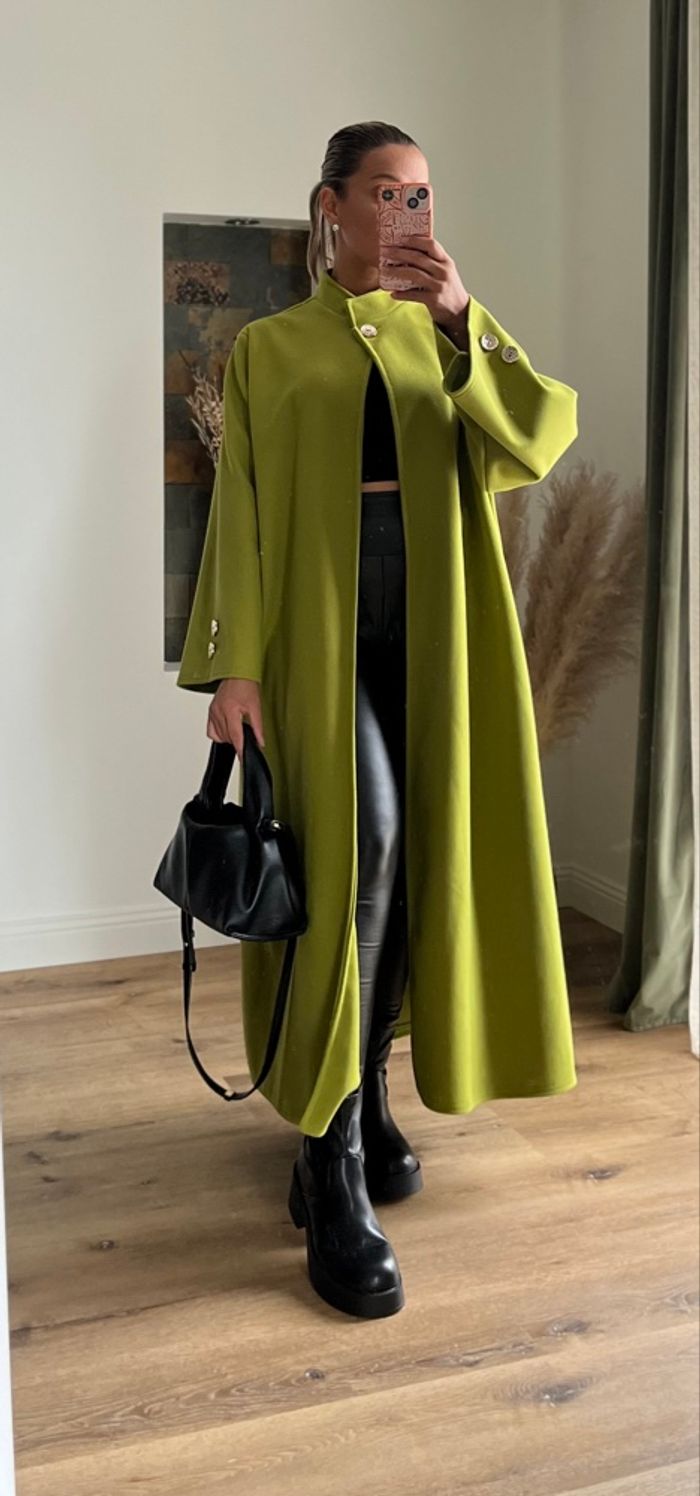 Manteau long chic et élégance