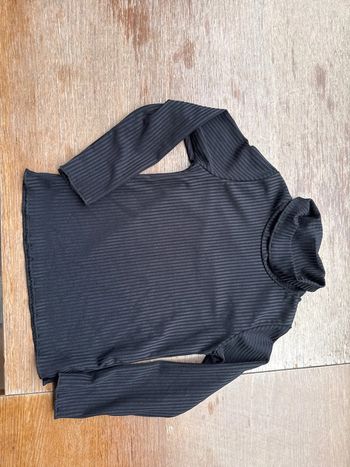 T-shirt à manches longues noir