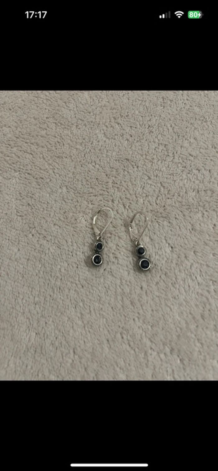 Lot de 3 paires de boucles d’oreilles argentées – style chic & intemporel - photo numéro 2
