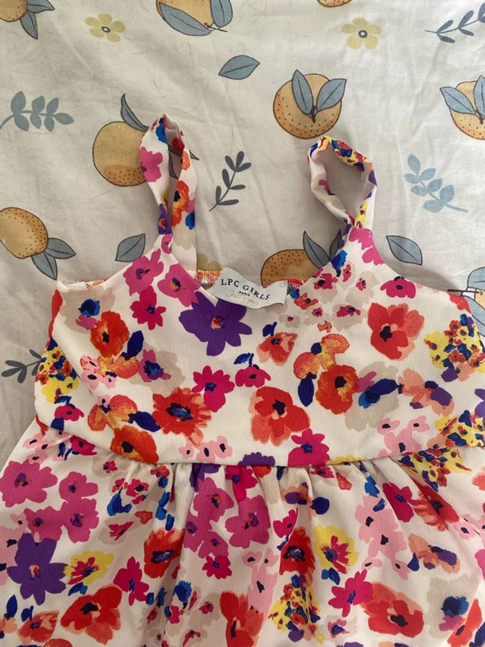 Robe à fleurs bretelle 3 ans - photo numéro 2