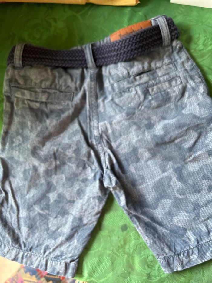 Short bermuda bleu ceinture 8 ans Timberland - photo numéro 7