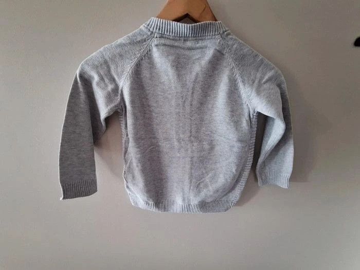 Gilet zippé gris Kiabi 5 ans - photo numéro 3