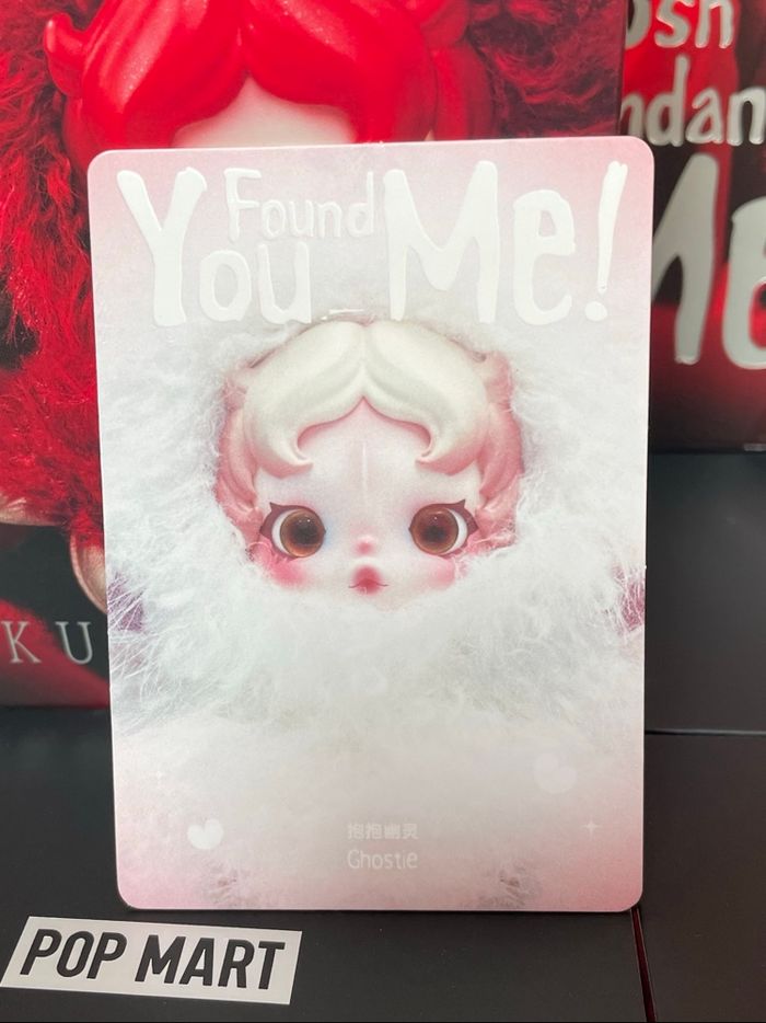 PopMart Skullpanda You Found Me plush doll pendant Ghostie - photo numéro 3