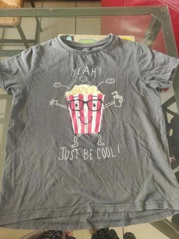 Tee shirt 12 ans pop corn