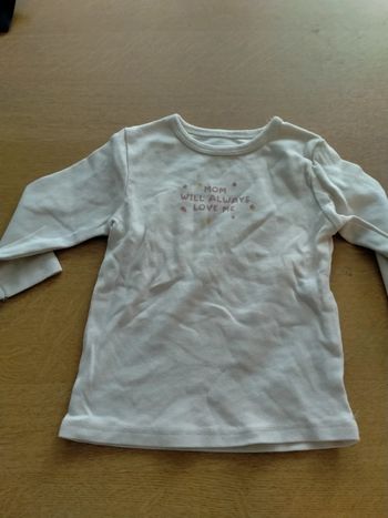 T-shirt 12 mois 73/76 cm