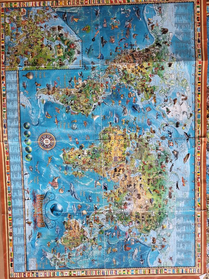 Puzzle mappemonde Amazing world. - photo numéro 3