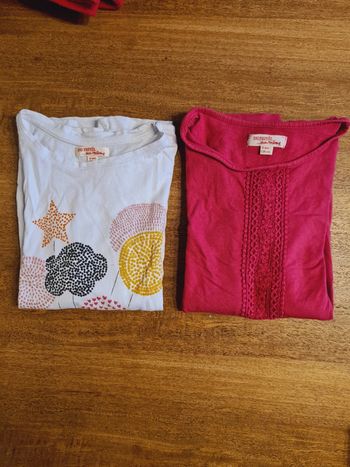 Lot 2 Tee-shirt manche longue