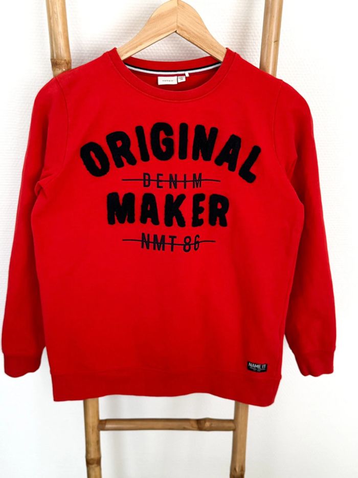 Sweat-shirt, sweet Name It Rouge Taille 12 ans