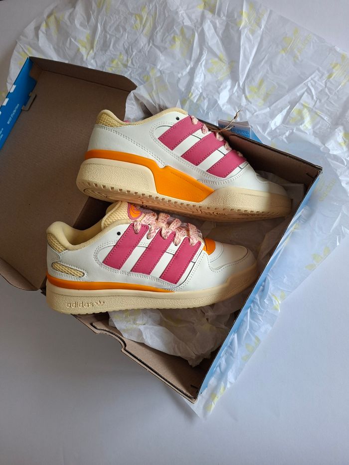 Baskets adidas Forum 2000 W – Neuf avec boîte – T38 – Off White / Rose – Style rétro - photo numéro 5