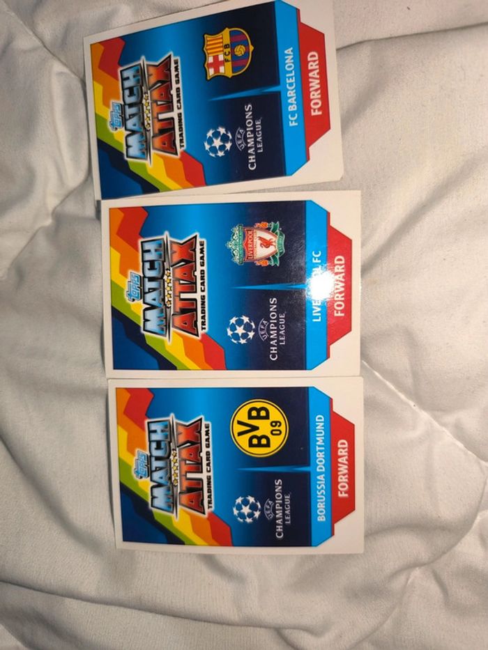 Lot de 3 cartes match attax - photo numéro 5