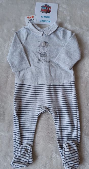 Pyjama 12 mois tape a l oeil