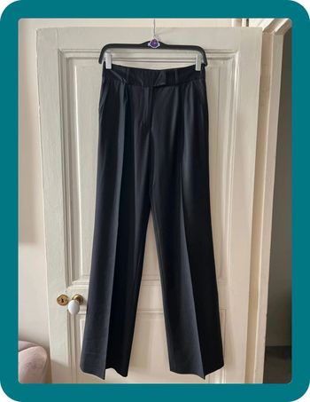Pantalon en laine vierge extra fine satinée 36 - Pablo