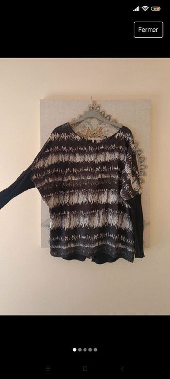 Pull fin et léger Zara t 38, manches kangourou