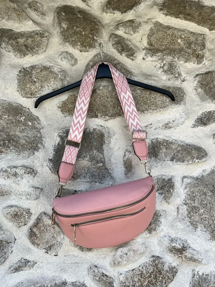 Sac banane rose