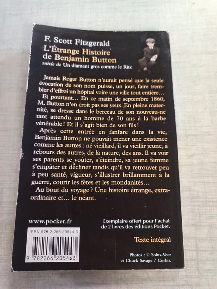 Livre l'étrange histoire de Benjamin button - photo numéro 2