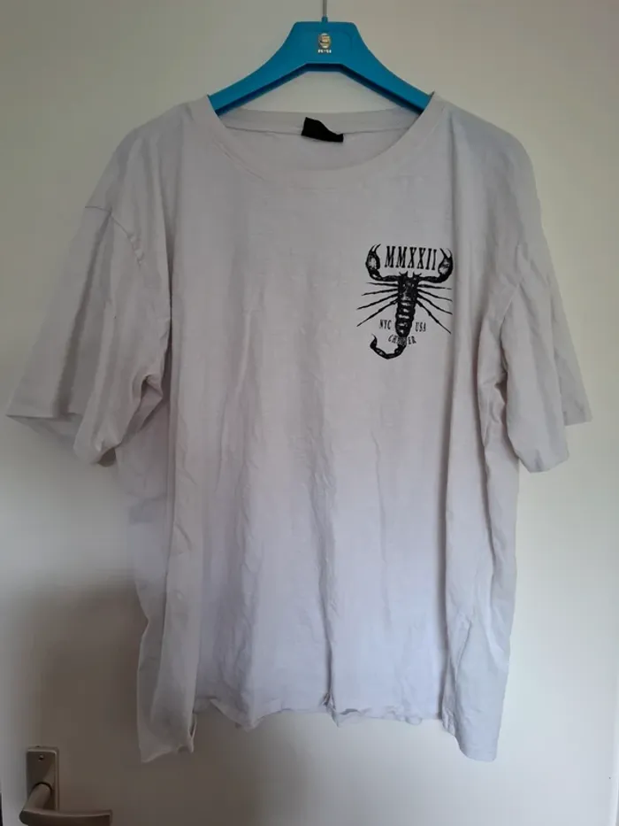 T shirt wit maat 2XL Chapter