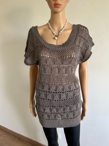 Haut gris en mailles No Excuse taille 38/40 TBE