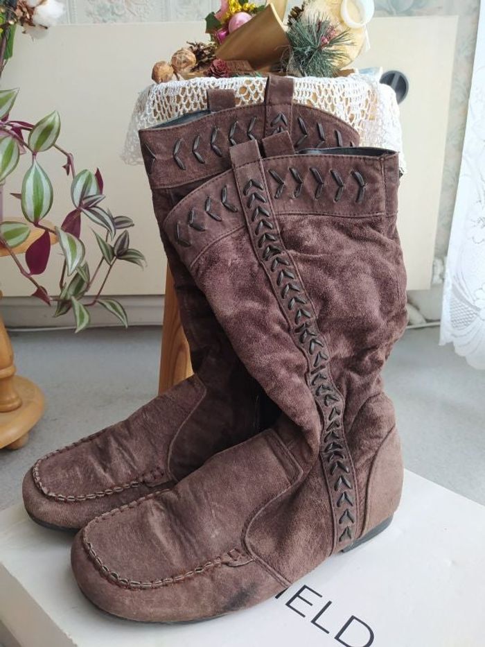 Bottes en daim Il Piacere