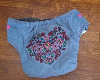 Couche lavable: surcouche TE2 en laine Doodush