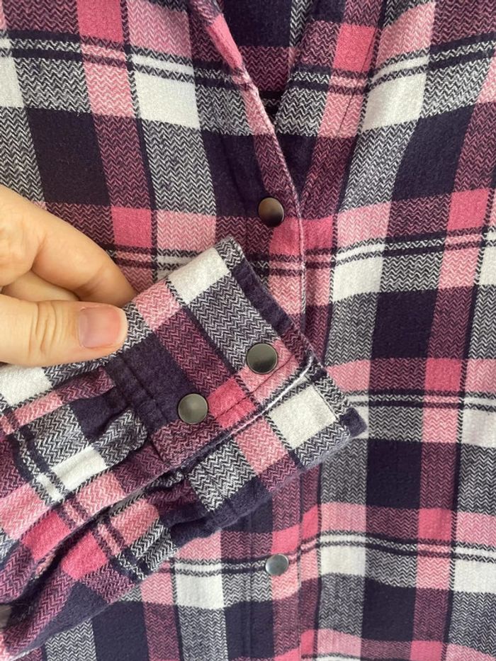 Chemise flanelle carreaux T.38 - photo numéro 4