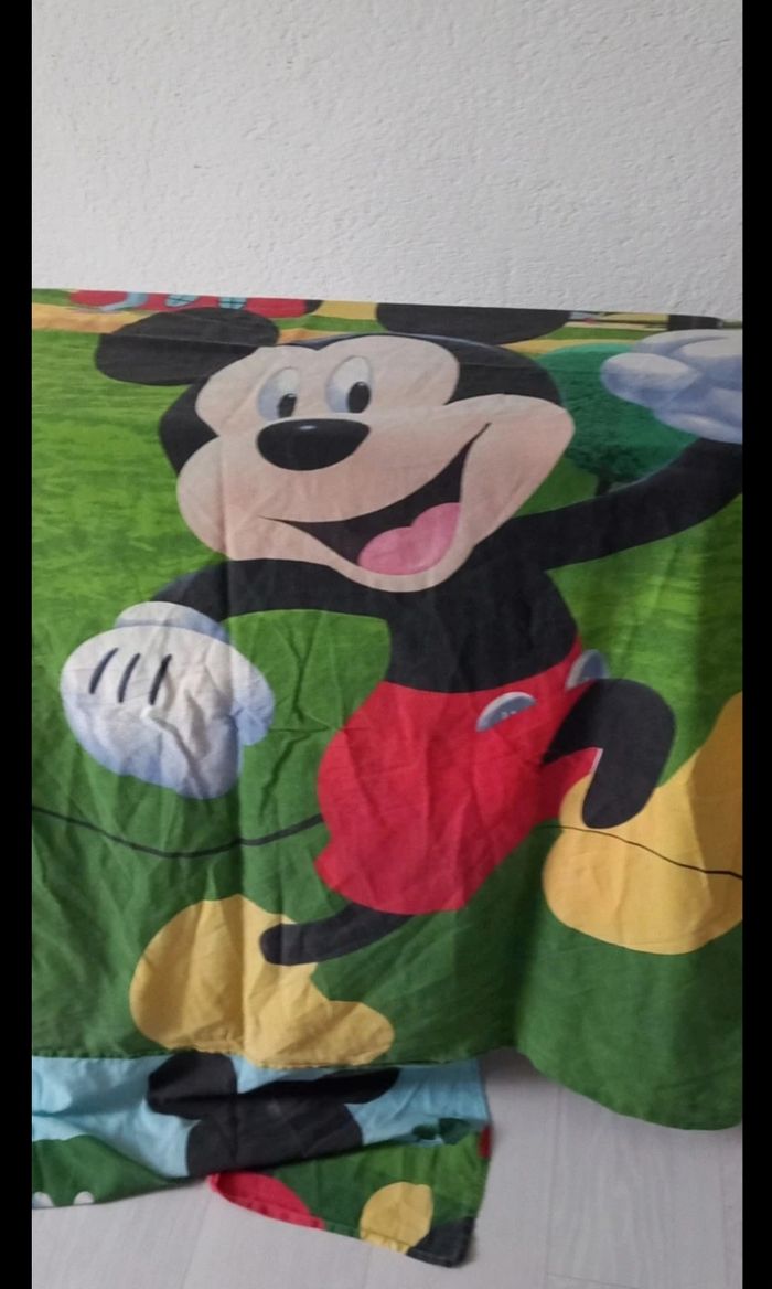 Parrure de drap mickey 1 personne - photo numéro 4