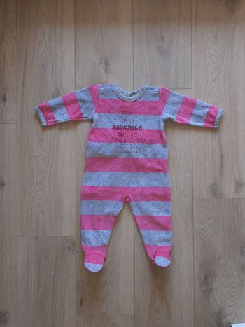 Pyjama velours Petit Bateau 6 mois