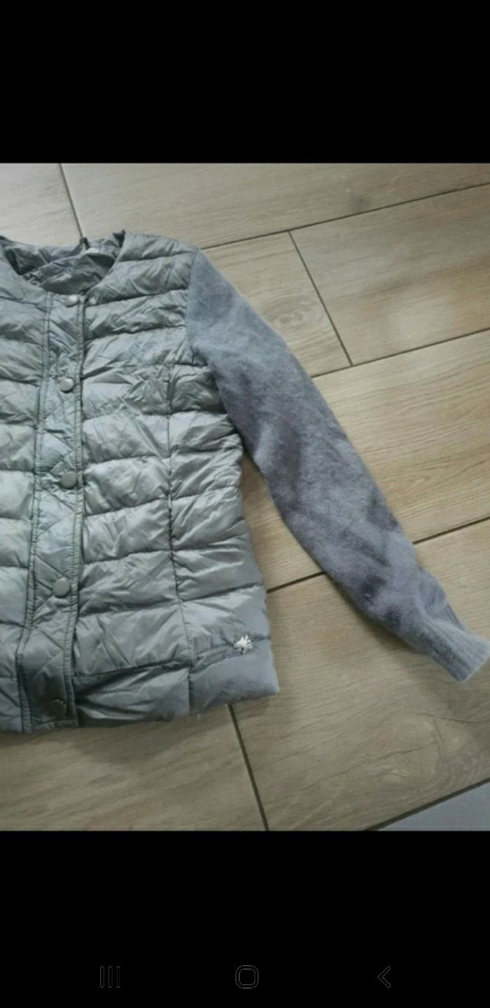 Doudoune manches lainage fille 9/10 ans - photo numéro 3