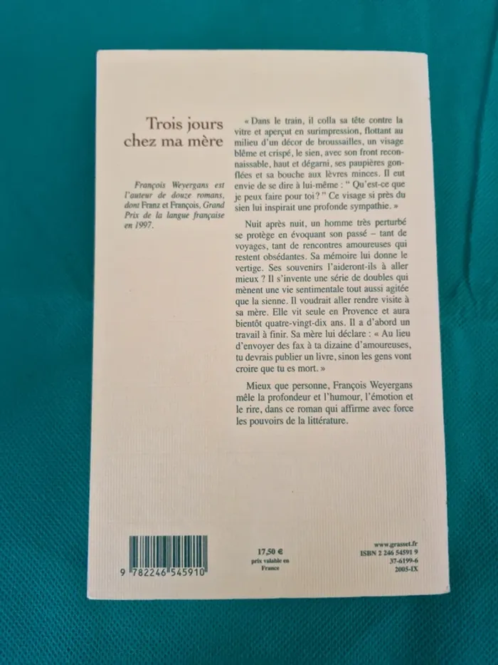Trois jours chez ma mère François Weyergans - photo numéro 5