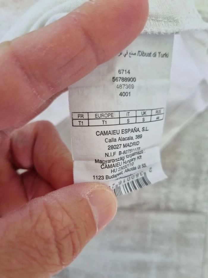 Tee-shirt Taille 1 (S) - photo numéro 5