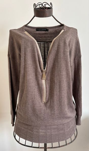 Robe pull col réglable cherry couture Taille unique