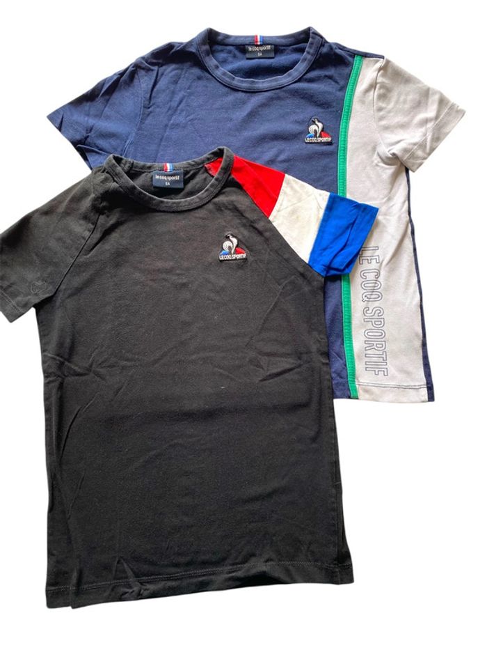 Lot 2 t shirt coq sportif