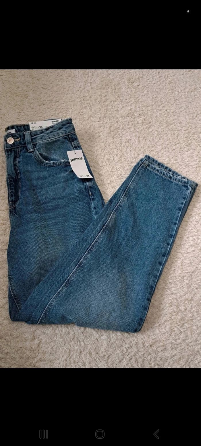 Jean mom high waist taille 36 pimkie neuf - photo numéro 3