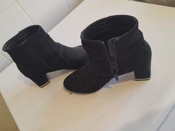 Bottines en daim