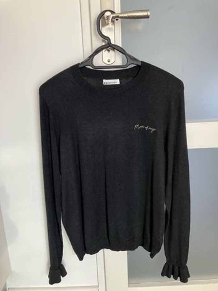 PULL FIN EN LAINE   HIVER ET DEMI SAISON COULEUR NOIR