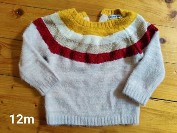 1 pull et 1 gilet 12m