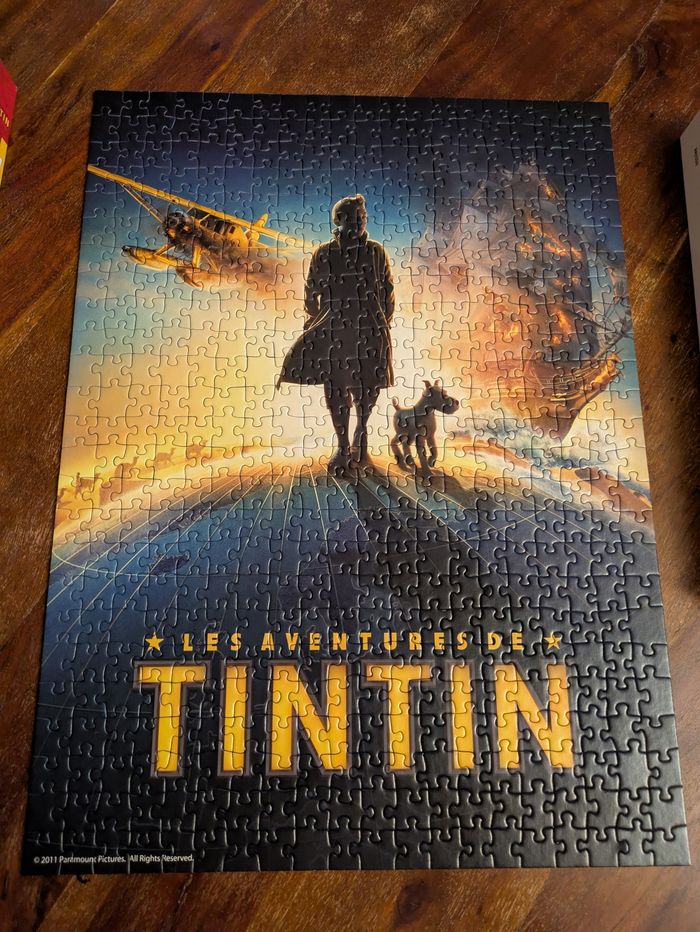 Magnifique puzzle Tintin Nathan 500 pièces - photo numéro 2