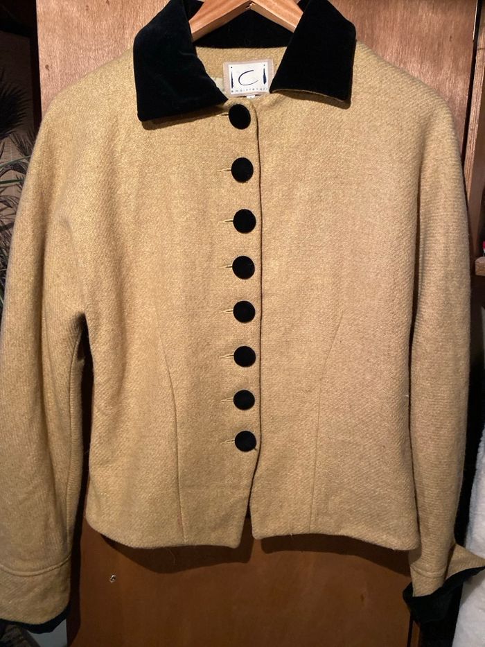 Veste  d’hiver en  laine et polyester