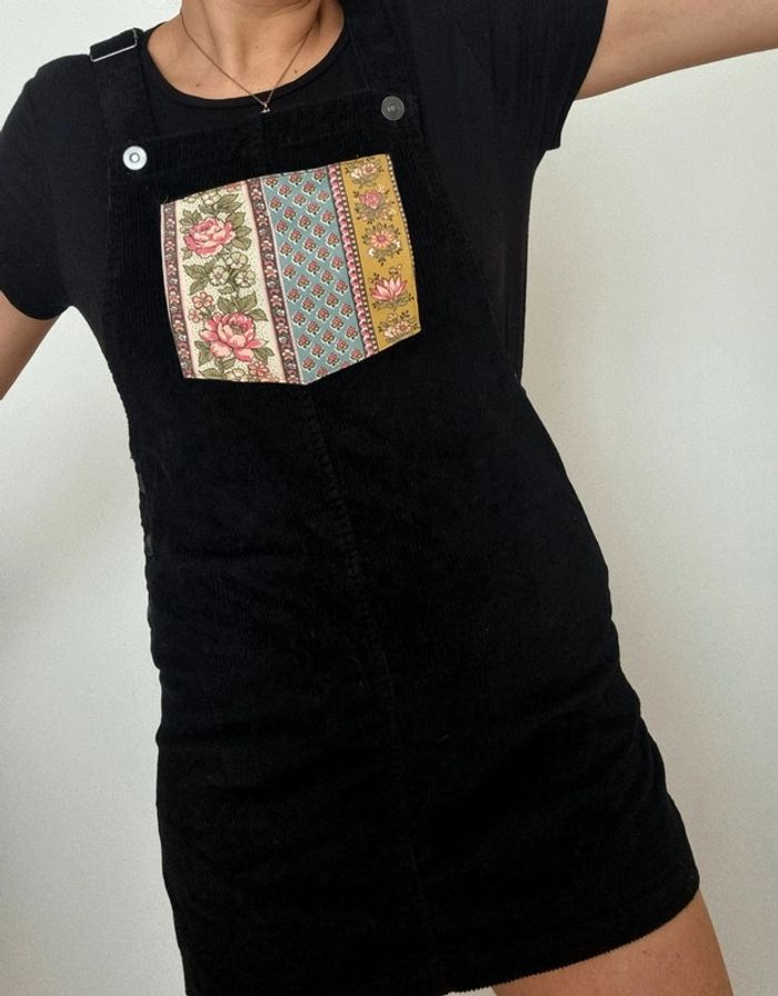 Robe salopette upcyclée - photo numéro 2