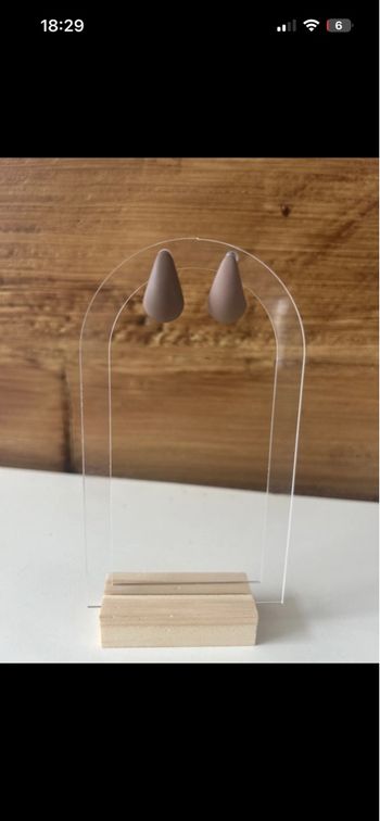 Boucle d’oreille femme forme de goutte 