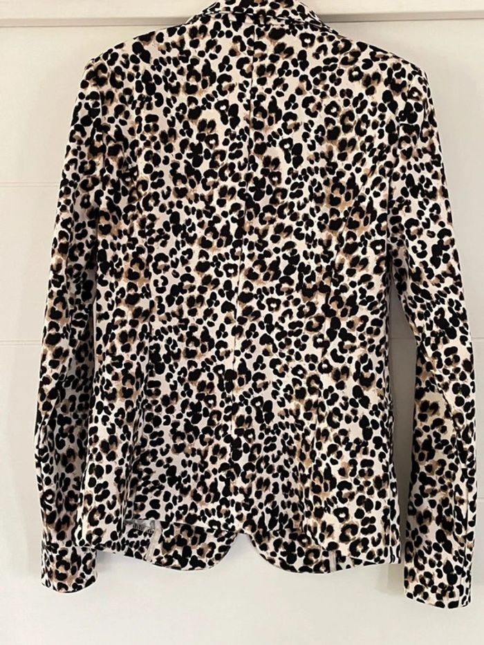Blazer imprimé panthère Ichi comme neuf M - photo numéro 3