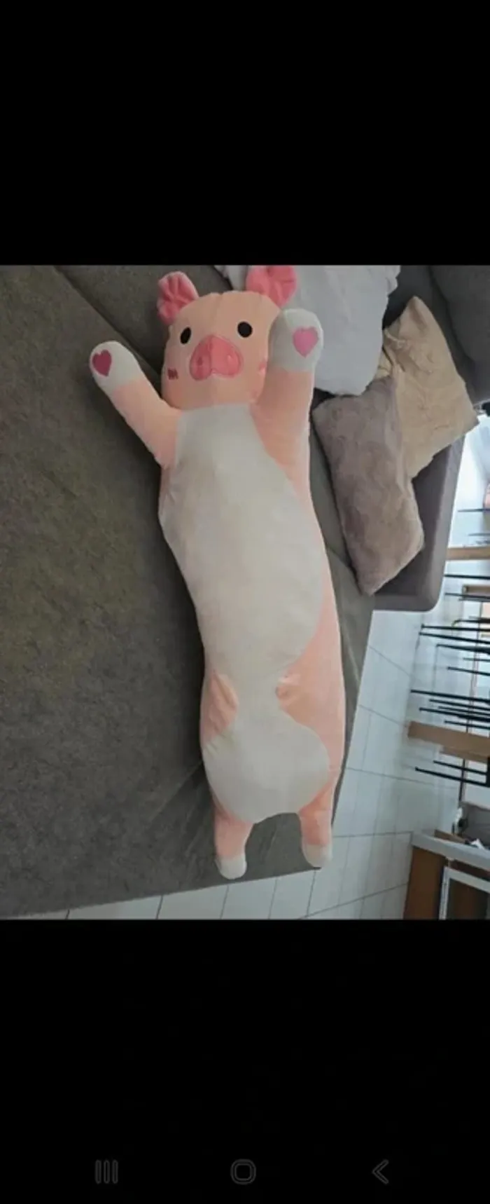Peluche géante cochon neuve - photo numéro 5