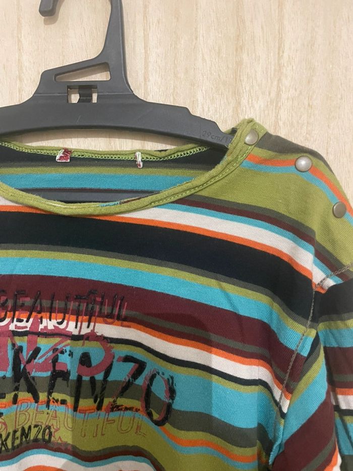 T-shirt Kenzo manche longue - photo numéro 4