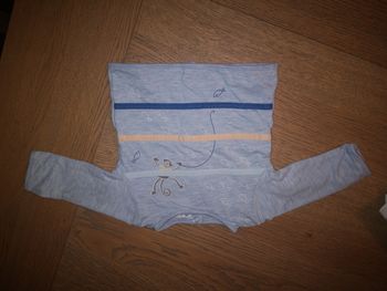 Haut manches longues alphabet, 3 mois