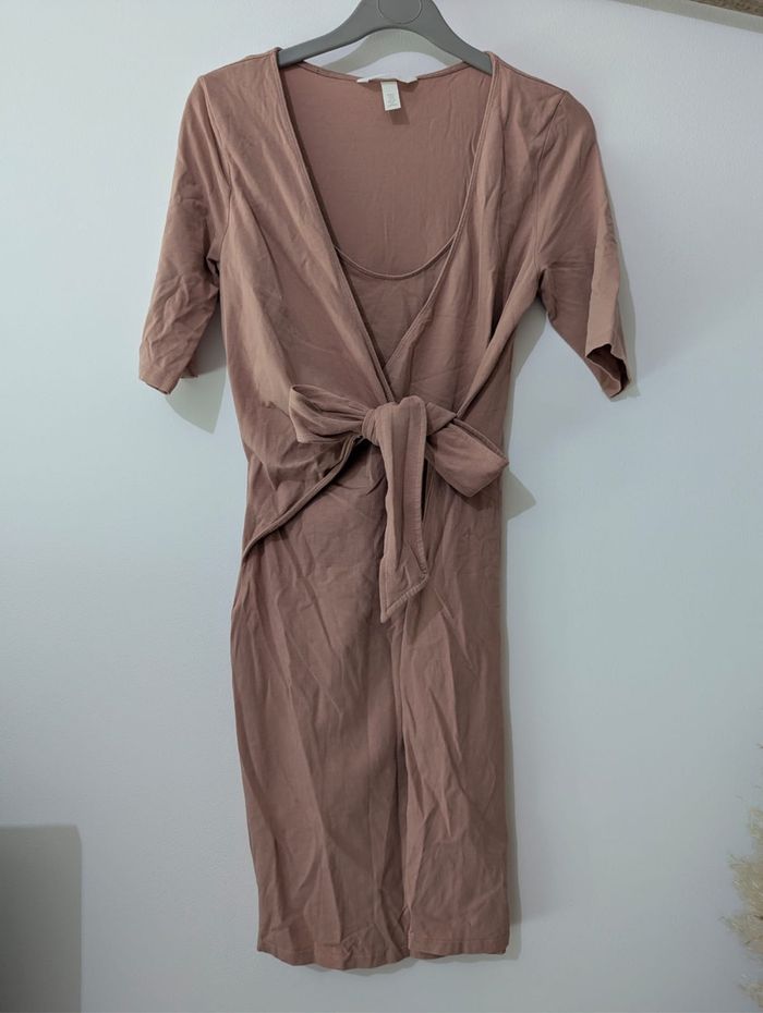 Robe allaitement cache cœur